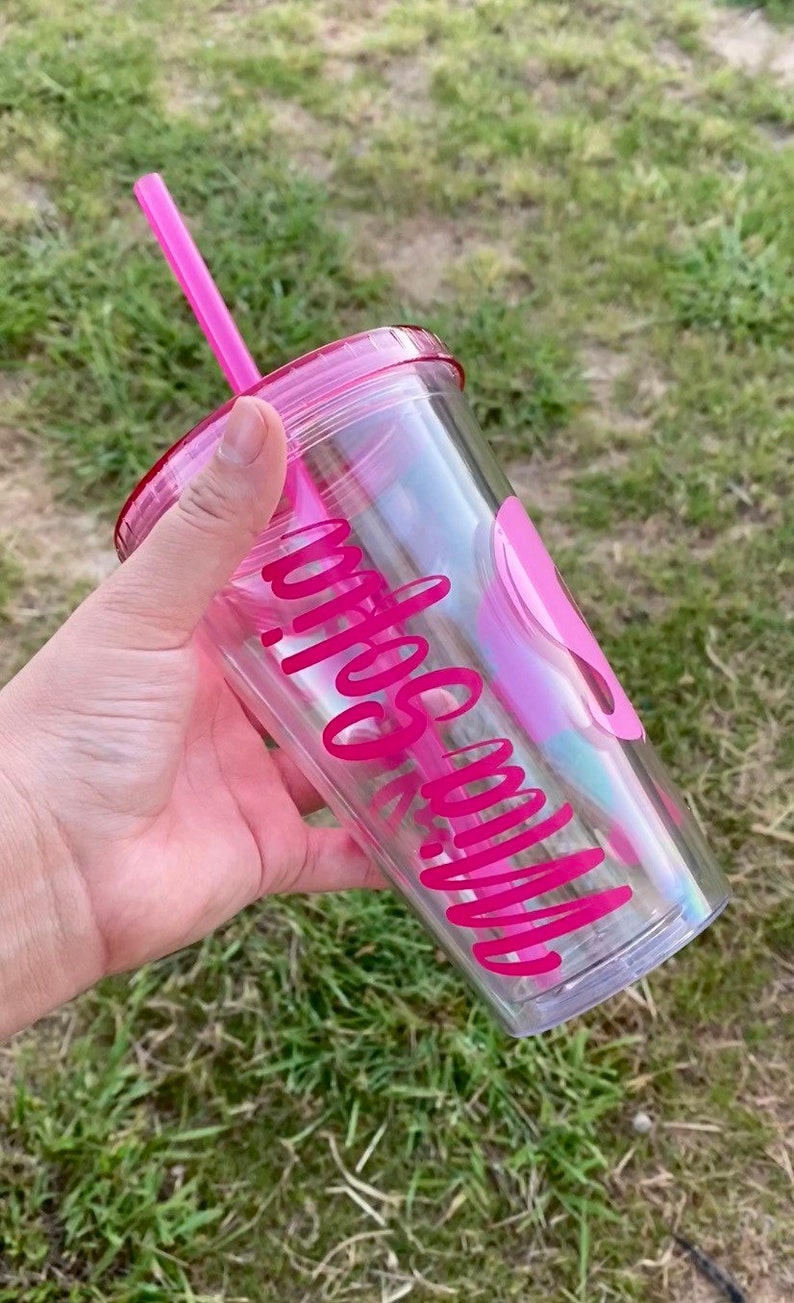 Barbie Tumbler Cup with Lid | Etsy