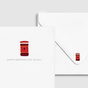 Happy Birthday Hot Stuff - Chili Oil Lao Gan Ma, Asian Punny Funny, Custom Personalized Greeting Card, Birthday Card, Food & Drink Card