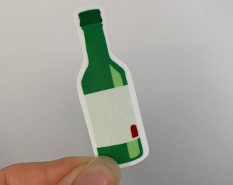 Soju Sticker Asian Alcohol Inspired - Vinyl Laptop Water Bottle Cute Sticker