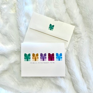 It's Me Hi, I'm the Present, it's Me - Carte d'anniversaire/Noël/vacances - Swifties - Swiftmas