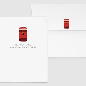 Carte de fête des mères Punny - Mom/媽, You Make Everything Better - Huile de piment, Lao Gan Ma, Sauce piquante