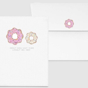 I Donut Know What I'd Do Without You, Mom - Punny Lustige Muttertagskarte Personalisiert, Essen & Trinken Donut
