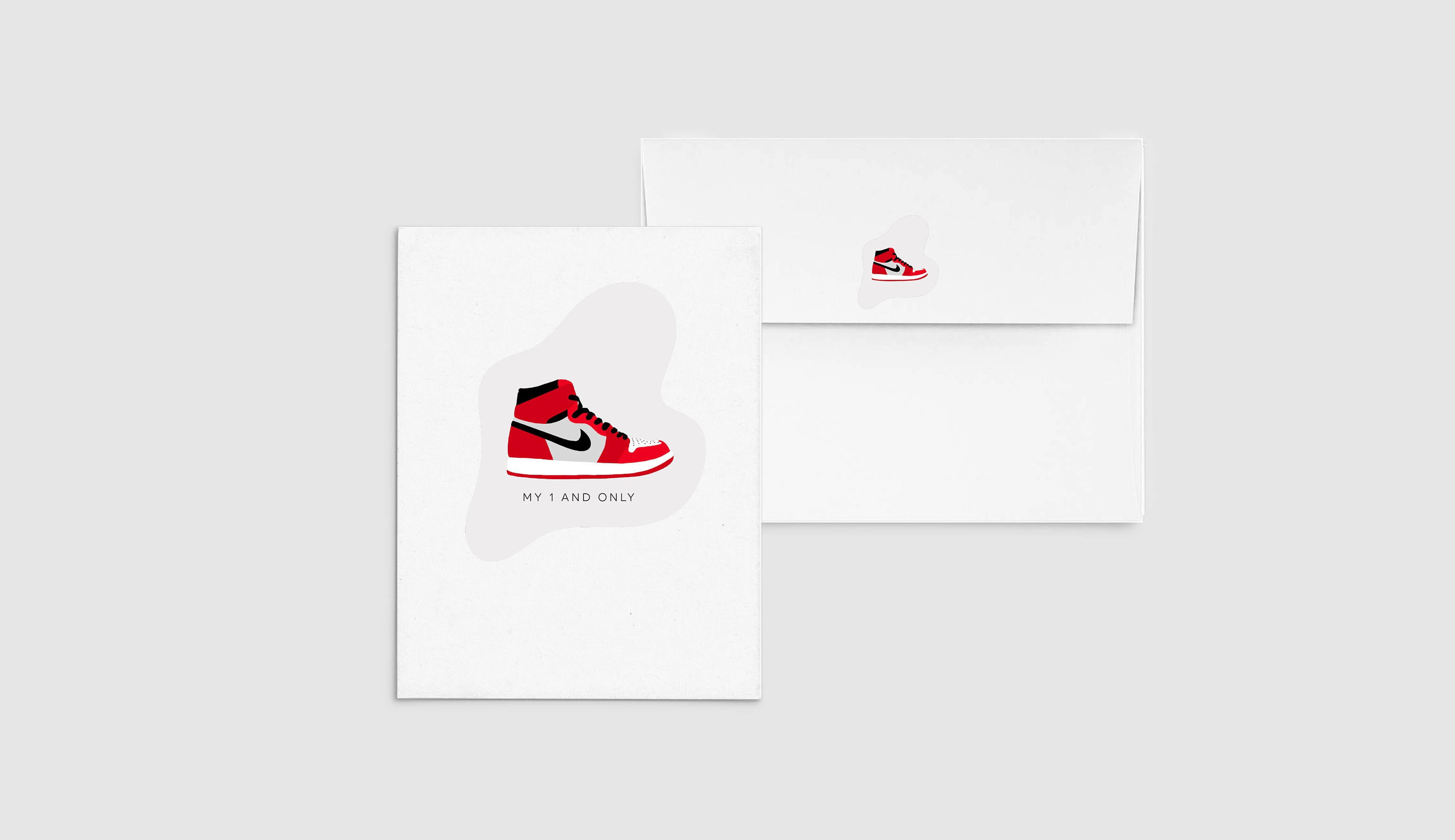 jordan shoe number card