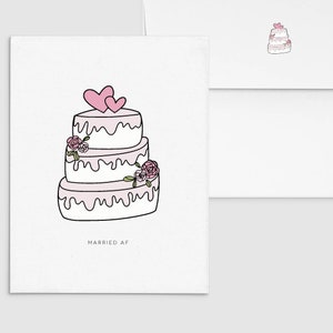 Marié AF - Mariage Carte de vœux