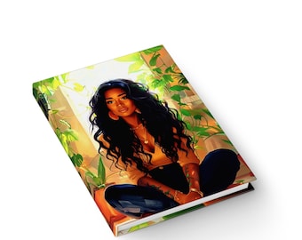 Feeling Good Journal - Black Girl Journal - African American Journals - Geschenk für schwarze Frau - Melanin Journal - Liniert