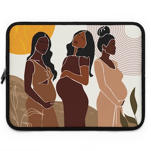 Bundle of Joy Laptop Sleeve,13 inch, 15 inch, 17 inch, African American Laptop Sleeve, Black Girl Laptop Sleeve, Melanin Sleeve