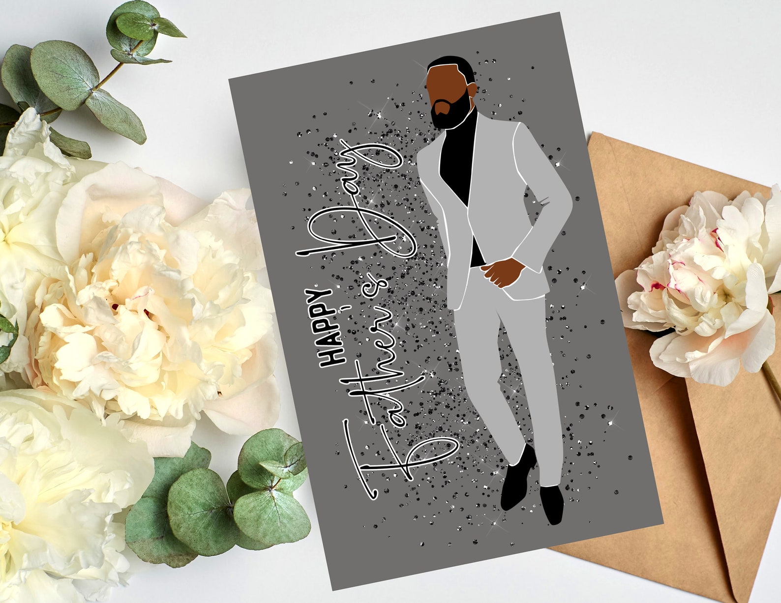 Father's Day Cards for Black Men, Black Greeting Cards, African