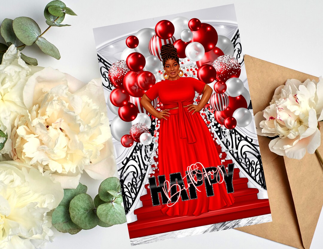 Happy Birthday, Black Greeting Cards, African American Greeting Cards
