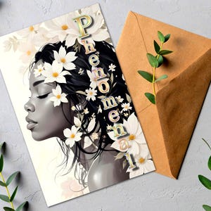 Allen Anlass phänomenale Grußkarte, Geburtstag, Muttertag, Feiern, Geschenk für schwarze Frauen, afroamerikanische Grußkarten