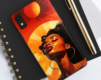 Melanin Magic iPhone Case: African American Art, Wireless Charging