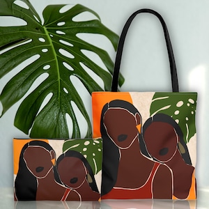 Melanin Sisters Tote Bag & Makeup Pouch Bundle