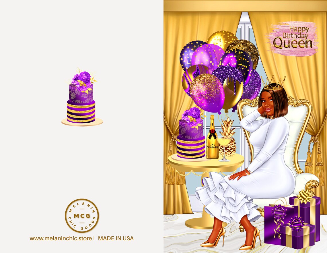 Nubian Happy Birthday To A Black Queen