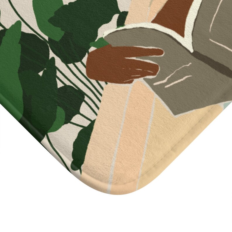 Boho Chic Bath Mat Black Woman Art Black Girl Magic Bath Mat - Etsy