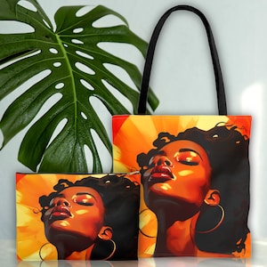 Kissed by the Sun Tote Bag & Makeup Pouch Bundle