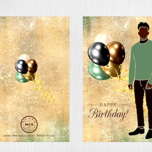 Black Greeting Cards, African American Greeting Cards, Birthday Cards