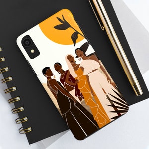 Black Divas iPhone Case: Melanin Art, Wireless Charging