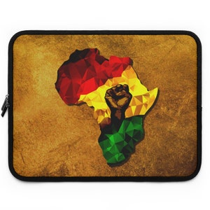 Black Pride Laptop Sleeve,13 inch, 15 inch, 17 inch, African American Laptop Sleeve, Black Girl Laptop Sleeve, Melanin Sleeve