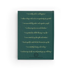 Black Woman Affirmation Journal - Black Girl Journal - African American Journals - Gift for Black Woman - Affirmation Journal - Ruled Line image 3