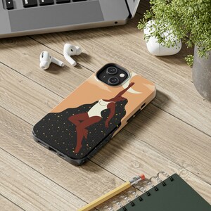 Black Girl Magic iPhone-hoesje: Melanin Art-telefoonaccessoire