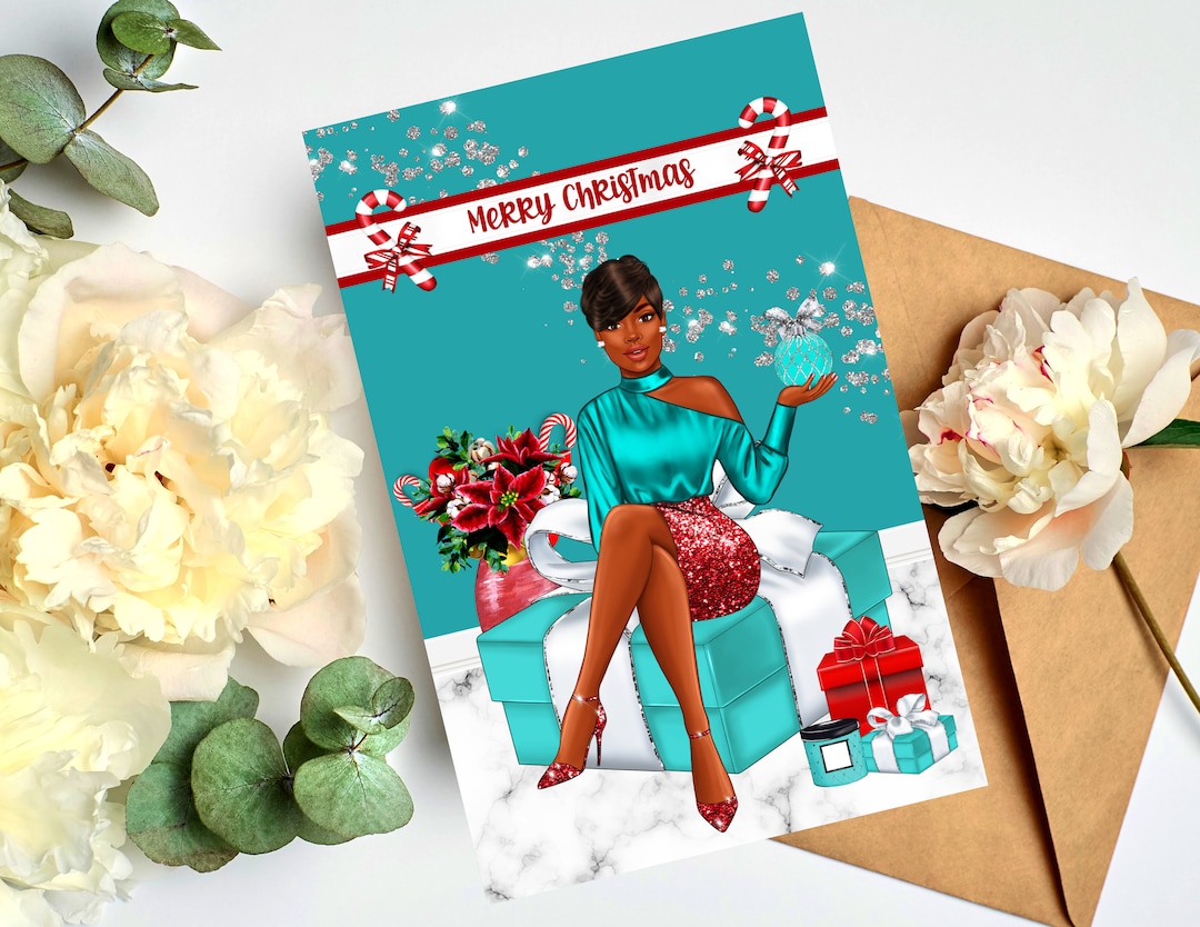 Black Christmas Cards, African American Greeting Cards, Christmas Cards