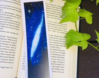 Ripped Galaxy Watercolour Bookmark Print