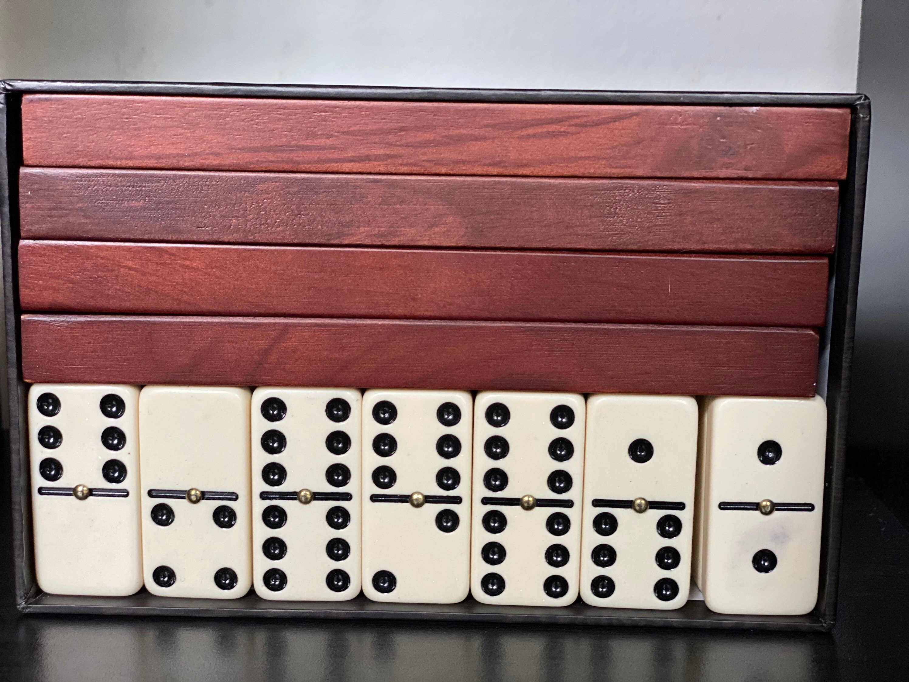 Classic Double Six Tournament Domino Set Etsy