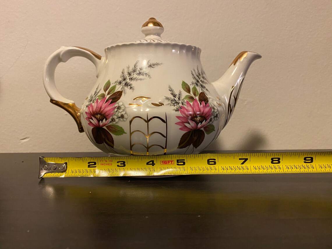 Genuine Ironstone Ellgreave Teapot made in England by Wood and Etsy