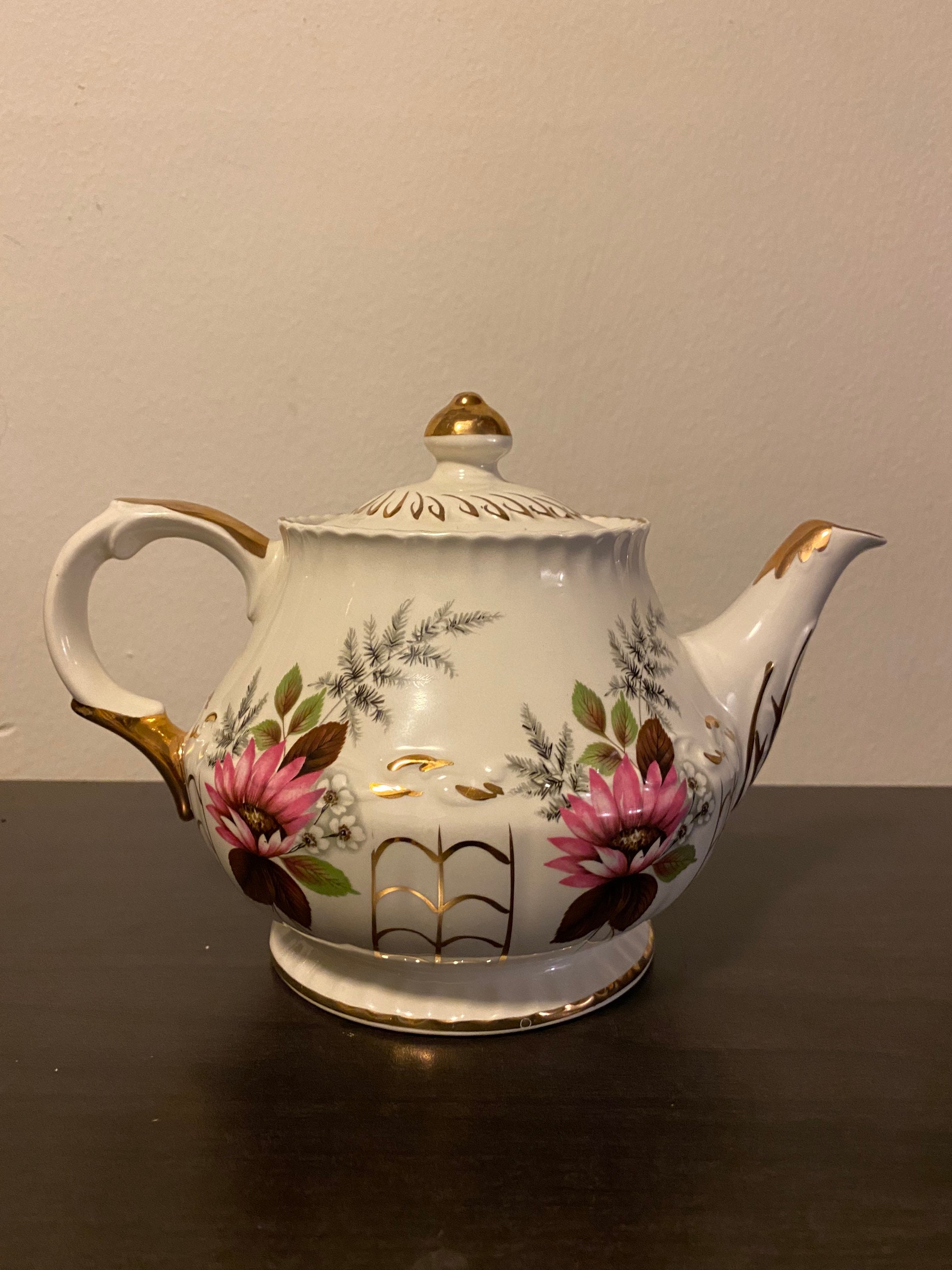 Genuine Ironstone Ellgreave Teapot made in England by Wood and Etsy