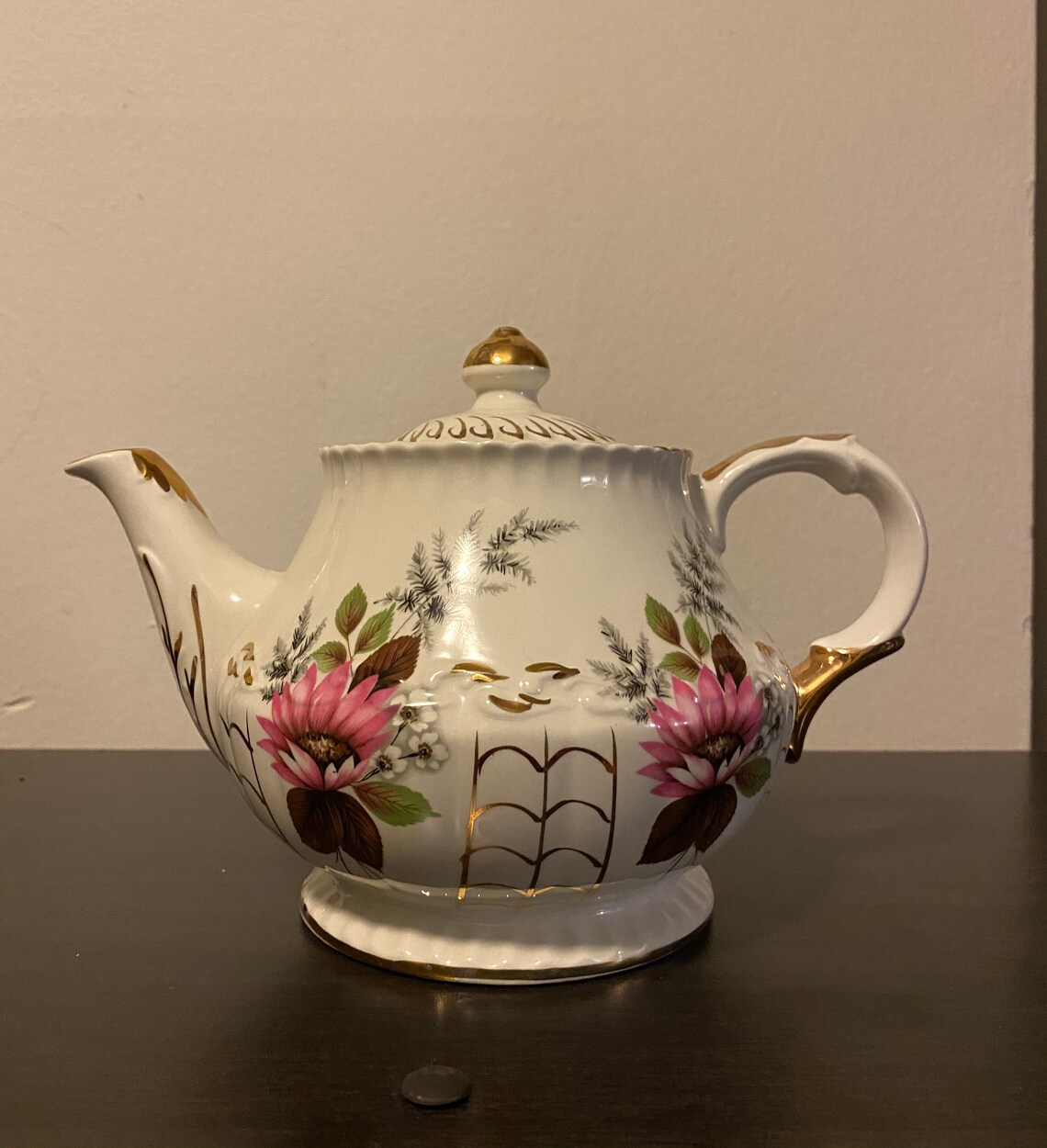 Genuine Ironstone Ellgreave Teapot made in England by Wood and Etsy