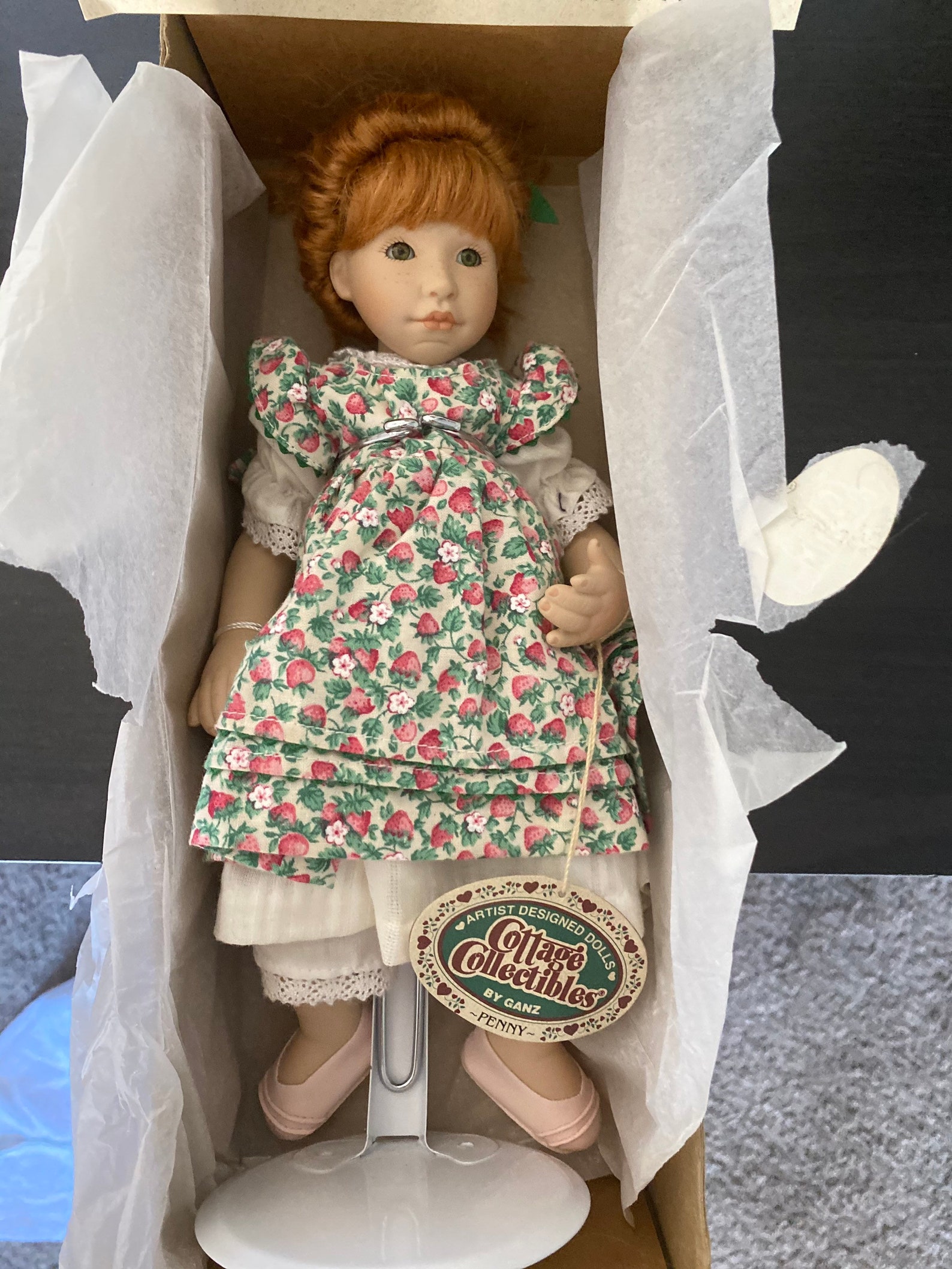 Ganz Cottage Collectible Porcelain Doll PENNY By Pam Hamel Etsy