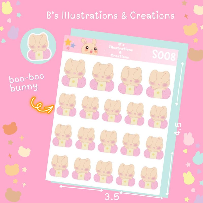 Booboo Bunnies - Etsy