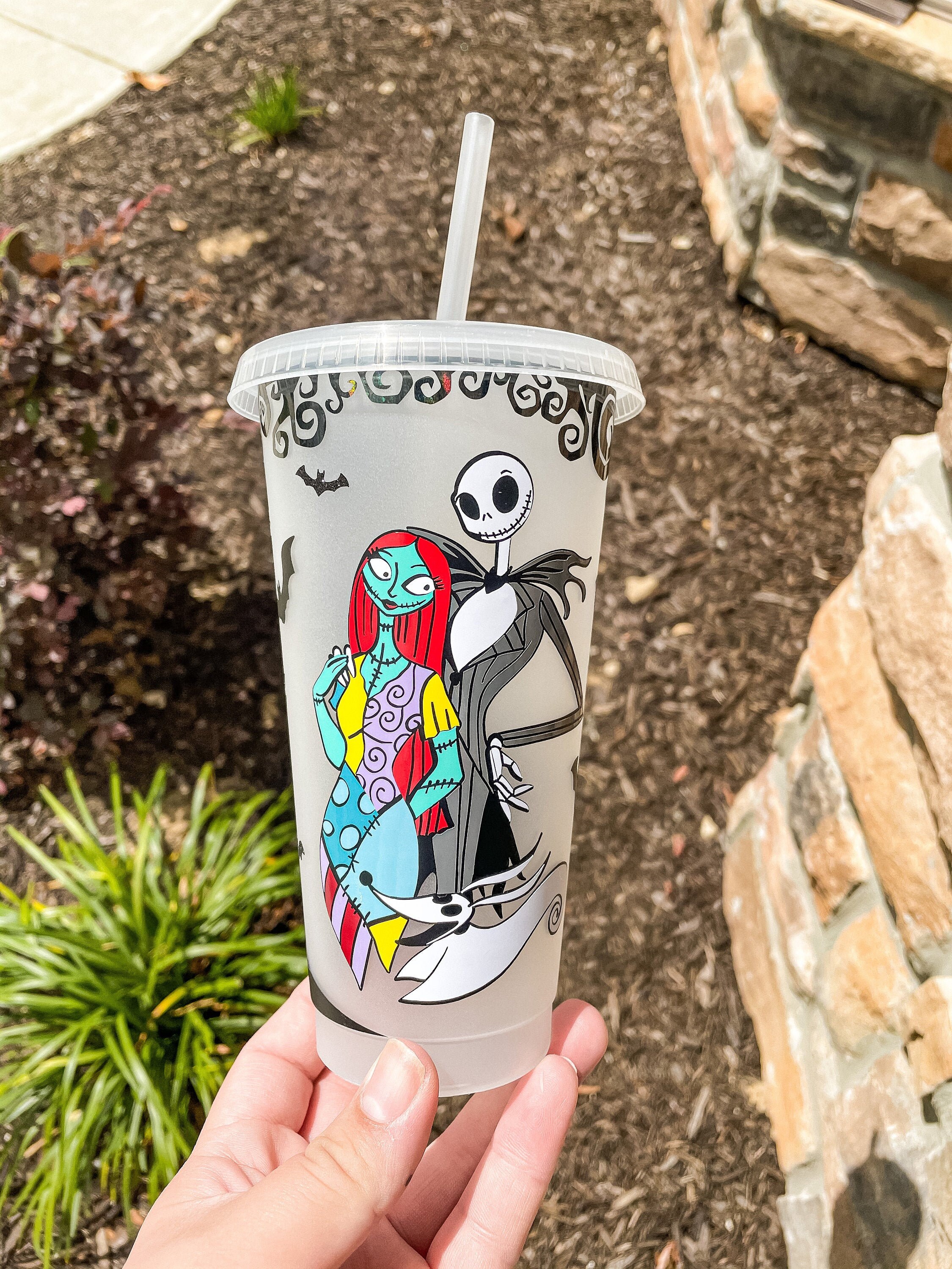 Nightmare before Christmas inspired Starbucks cup cold cup Etsy