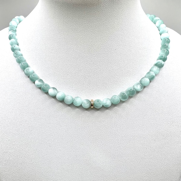 Green Moonstone Necklace