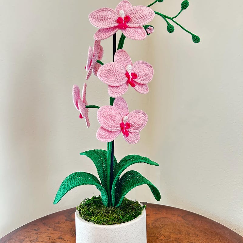 Crochet Orchid Etsy