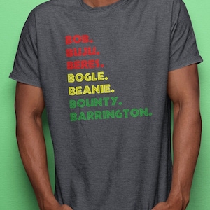 Reggae Music Shirt, Bob Buju Beres, Black Culture Shirt, Rasta Shirt, Jamaican Shirt, Reggae Shirt, Black History Shirt, Jamaican music tee