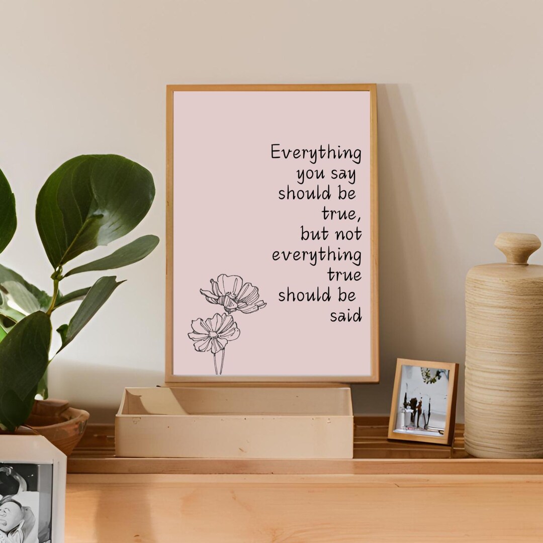 Printable Inspirational Quote - Inspirational Wall Art - Etsy