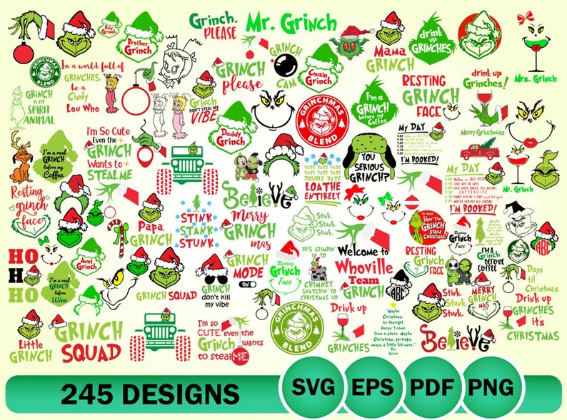 Download Grinch SVG Bundle Grinch svg Navidad 2020 svg Navidad svg ...