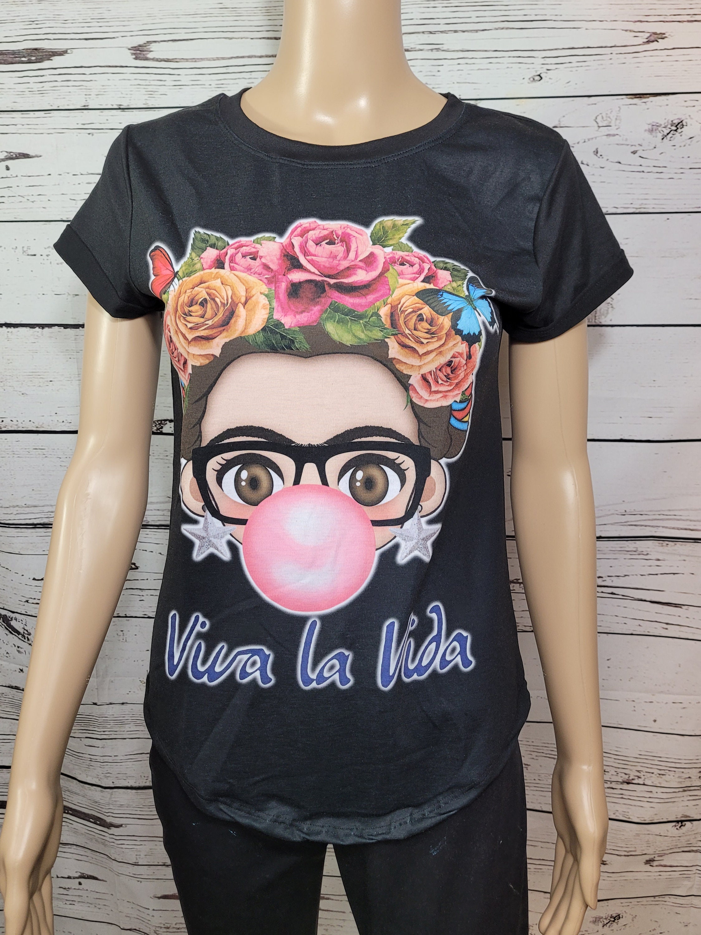 Viva La Vida Frida Kahlo Cartoon/ Frida - Etsy Finland