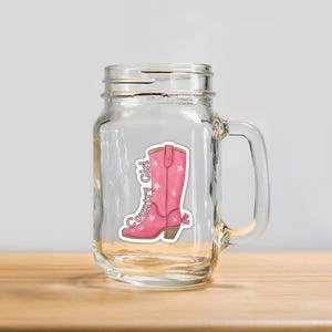 Sticker - bottes de cowboy country western, fille de la campagne Stickers sans bulles