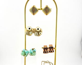 Vintage Designer Clip On Earrings Lot Joan Rivers Renoir West Germany LH Segal