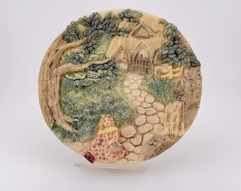 Vintage Fairy Tale Collectible Plate - Goldilocks and the Three Bears 1994 USA