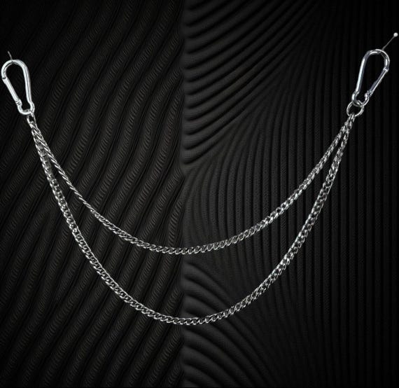 Punk Wallet Chain Stainless Steel Wallet Chain For Pants - 39cm