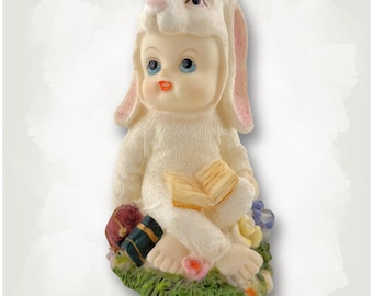 Vintage Bunny Baby Figurine
