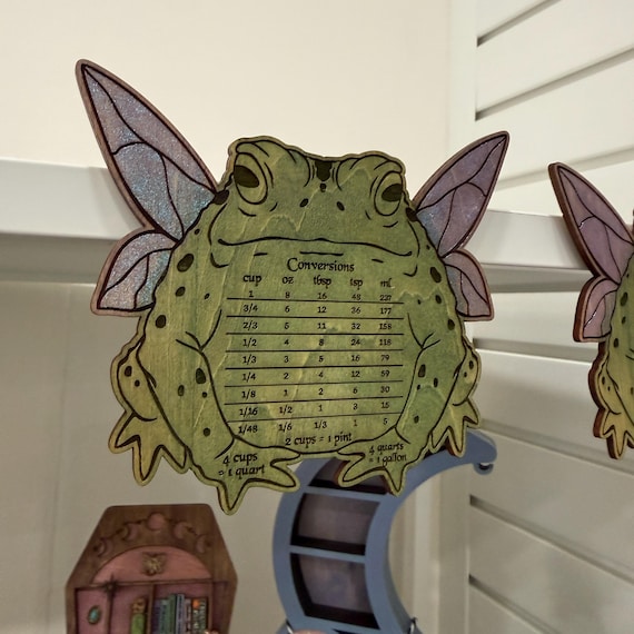 Fairy Toad Kitchen Conversion Recipe Magnet