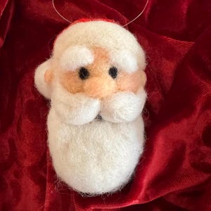 Needle felted wool Rudolf Red Nosed Reindeer character ornaments,Hermey,Sam Snowman,Yukon Cornelius,Santa, Mrs.Claus,misfit toys,bumble,more