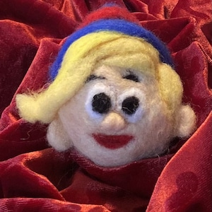 Gefilzte Wolle Rudolf Rentier mit der roten Nase,Hermey,Sam Schneemann,Yukon Cornelius,Weihnachtsmann, Mrs.Claus,