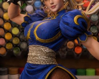 Figura de Chun-Li de Street Fighter [Pintada/Kit GARAGE]