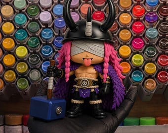 Figura Funko Pop personalizada de Loki de One Piece – Coleccionable de anime hecho a mano – Figura de exhibición de 12 cm