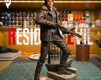 Figura de Leon Kennedy de Resident Evil [PINTADA/KIT DE GARAJE]