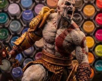Figura de Kratos de God of War de Sony [Pintada/Kit GARAGE]